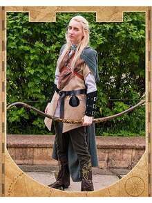 4pcs/Set Renaissance Accessories, Medieval Viking PU Leather Arm Guard, Waist Bag And Embossed Belt For Cosplay Costume Festival Party,Halloween