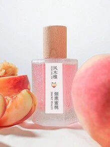 50毫升桃子/西瓜味女用淡香持久香氛，帶有破裂木質蓋的新鮮天然水果香氣 - 桃子 - 查看 5