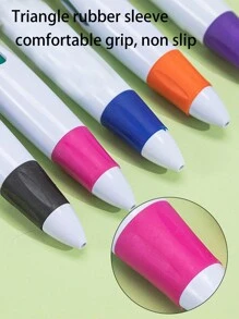 1 件/3 件/6 件护士礼品笔、便携式标记钥匙扣、迷你荧光笔套装用于徽章包括尖头荧光笔永久性记号笔可伸缩圆珠笔带护理钥匙扣夹感谢护士的文字适用于医院、办公室、家庭、学校等。适合护士、学生、教师、办公室工作人员、商人等。可用于连接钥匙、挂绳、工作卡、背包、皮带，非常适合送给学生、教师写作爱好者汽车配件包饰 - 彩色 - 查看 7