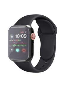 1个男女通用高清超薄TPU全包覆保护壳，防震休闲屏幕保护膜，兼容 38/40/41/42/44/45/46/49mm系列Ultra/SE/11/10/9/8/7/6/5/4/3/2/1，智能手表配件