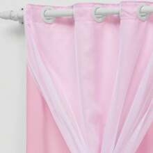 Cortina Infantil Para Quarto Bebê 2,20x1,30 Menina Teen Indicado para Varão de 1,50m até 1,80m