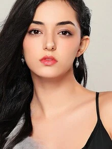 1 Chiếc Bạc S925 0,5 Carat * 2 Đá Moissanite, Hoa Tai I Love You, Phiên Bản Hàn Quốc, Đơn Giản, Thời Trang, Thiết Kế Cao Cấp, Tiệc Hàng Ngày, Tiệc, Đám Cưới, Đính Hôn, Hoặc Làm Quà Tặng Ngày Lễ Hoặc Quà Tặng Ngày Lễ Tình Nhân Cho Mẹ, Vợ, Bạn Gái, Quà Tặng Sinh Nhật Valentine - Bạc - Xem 7