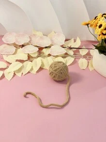 Juguete para mascotas para gatos, colorida bola de hilo tejida a mano con cascabel, solo para uso de mascotas