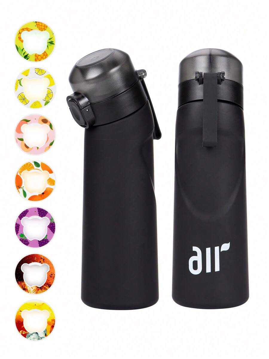 1pc Flavored Water Bottle, Bottle Starter Set, Drinking Bottle With One Random Flavoured Pods