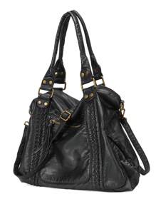 Large Capacity Washed Leather Hobo Bags For Women Roomy Handbags With Crossbody Strap Best Gift For Women, For Her, New Arrival Tote Bags For Woman