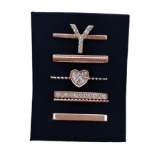 6pcs/Set Silicone Watch Band Decorative Loops For 38mm Apple Watch, Including Letter & Heart Printed Bands, Ideal Gift For Mother's Day, Father's Day And Festivals Valentines - Multicolor - View 43