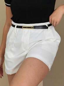Women Shorts - White - View 2