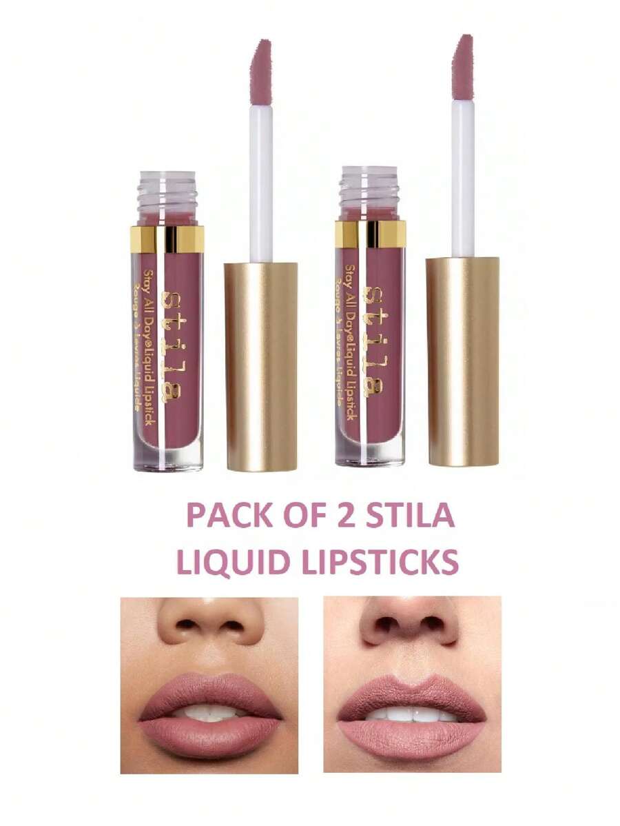 2 PACK! STILA STAY ALL DAY MINI LIQUID LIPSTICKS Sale! Cyber Monday - Patina - View 1