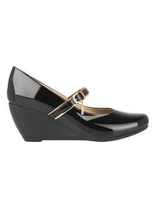 Cuñas Dama Stylo 137 recubierto Negro - Negro - Ver 2