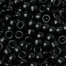 100pcs 6x9mm Rainbow Pony Beads Big Hole Beads Perfect For Bracelets DIY Kandi Jewelry Making Hand Crafts Hair Beads Jewelry Making Accessories