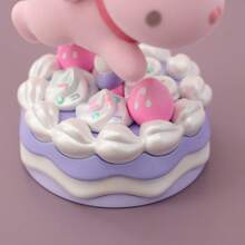 Miniso Sanrio Characters My Melody Figure Sweet Party Series Model Toy Collection Decoration Desktop Ornament - Rose Red - View 6