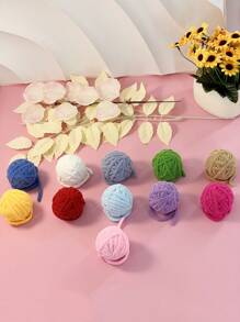 Juguete para mascotas para gatos, colorida bola de hilo tejida a mano con cascabel, solo para uso de mascotas