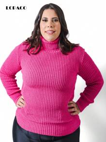 Women Sweaters - Rosa Fucsia - Ver 4