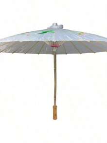 Sombrilla China Color Grande Tela Adorno Mayoreo Barata - Multicolor - Ver 7