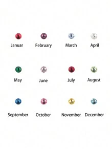 Customized Personalized Family Tree Birthstone Necklace With Multiple Names, Perfect Father's Day, Mother's Day, Valentine's Day, Birthday, Anniversary And Christmas Gift, Premium Family Keepsake For Friends, Classmates, Graduates