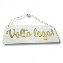 Plaques & Signs - Trắng với vàng - Xem 1