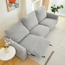 4入/6入/8入 防水凹凸樹葉圖案沙發椅套高彈力沙發套，防污、防刮擦、全季節通用，適用於家居裝飾、客廳