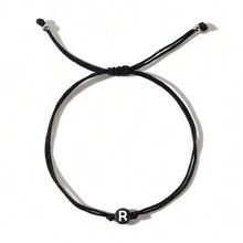 Minimalist Style Steel Ball Round 26 Letter Double Rope Women's Bracelet With Foldable Jewelry - QT-b23121301 - View 16