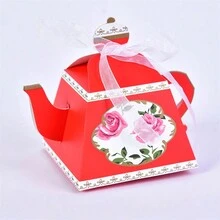 1 cái/5 cái/25 cái Hộp đựng ấm trà hoàng gia Châu Âu dập vàng sáng tạo Hộp đựng đường cưới Hộp đựng đường cổ điển Hộp đựng bánh ngọt trà chiều cá nhân Hộp đóng gói Hộp giấy đóng gói - Nhiều màu - Xem 23