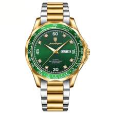 POEDAGAR Top Brand Luxury Quartz Male Wristwatch Waterproof Luminous Date Week Watch For Men Stainless Steel Sport Men's Watches - Multicolor - View 10