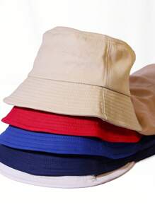 1件女性純色/多彩時尚套裝，包括雪紡頭巾和漿果帽組合以及2入組圍巾帽套裝 - 彩色 - 查看 2