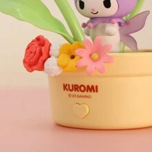 Miniso Sanrio Characters Kuromi Flower Fairy Series Tulip Luminous Ornament Night Light Anime Figure Ornament Bedside Lamp Decoration - Purple - View 6