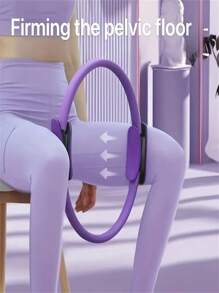 Yoga Pilates Solid Color Fitness Ring, Body Stretching Circle For Strength Training, Yoga Pilate Equipment(Decal Self-Pasting) - Multicolor - View 3