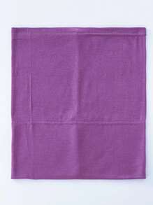1 Peça lenço versátil de cor sólida, turbante, echarpe para mulheres, touca tubo elástica, sólida