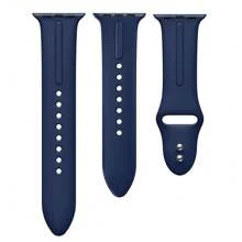 1 Piece Silicone Sport Watch Band For Apple Watch - 42mm/44mm/45mm/49mm - View 2