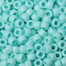 100pcs 6x9mm Rainbow Pony Beads Big Hole Beads Perfect For Bracelets DIY Kandi Jewelry Making Hand Crafts Hair Beads Jewelry Making Accessories