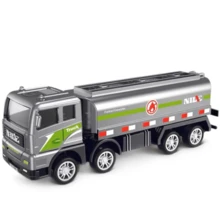 1:50比例仿真合金工程卡車挖掘機、起重機、掛車式挖掘機、攪拌車、油罐車、卡車模型，慣性合金玩具車模型（合金頭和塑料身體），適合給孩子的生日禮物 - 彩色 - 查看 17