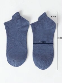 Hombres 10 Pares Calcetines Cortos Con Protección Para Los Oídos, Delgados Y Transpirables, Adecuados Para Primavera, Verano, Ropa Casual O Deportiva