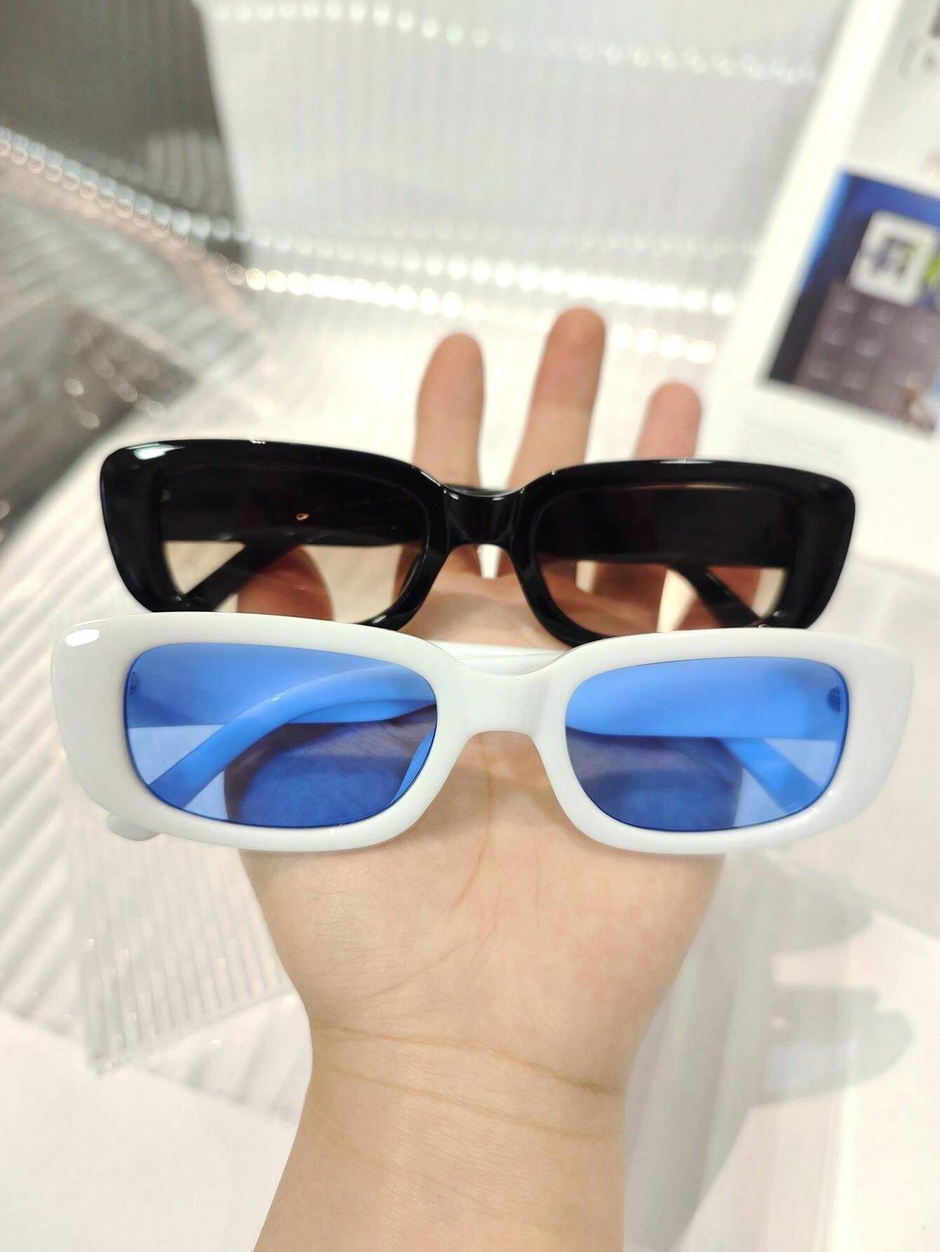 Lunettes De Soleil Femme Mauve – Style Festival, été, Monture Blanche, Neuf Sans étiquette