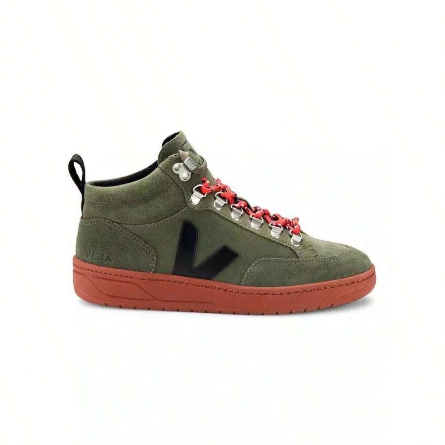 Veja Women's Roraima Suede Mid-Top Sneakers - OLIVE RUST - View 1