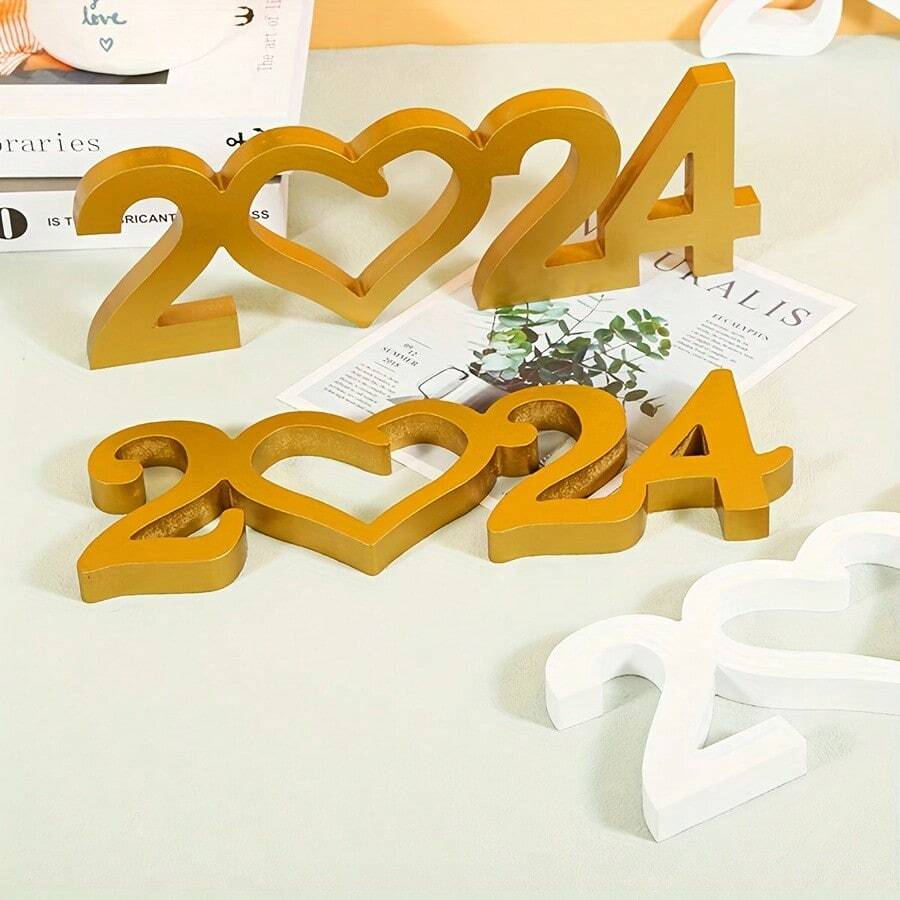 2024 Graduation Decoration Premium Photo Props With Letter Sign Centerpiece, Stand Alone