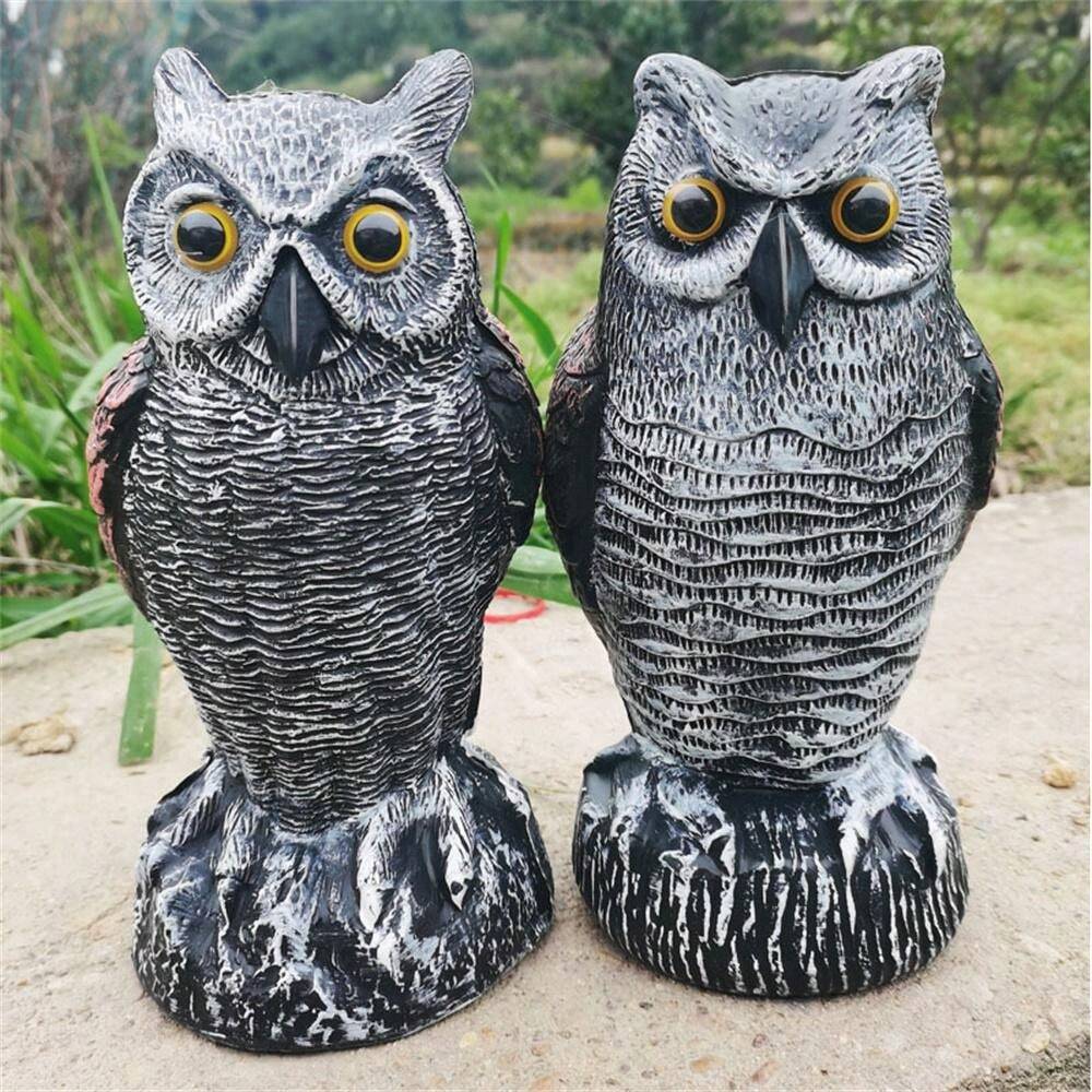 Owl Bait To Scare Away Birds, Fake Owl Scarecrow, Pigeon Deterrence