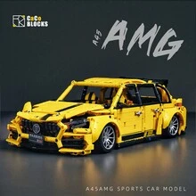 超級賽車1:14比例組裝積木玩具套裝，共1342塊小積木，組裝成逼真的賽車模型，送禮首選 - 車模 - 查看 44