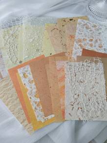 1 Pack Of 26 Texture Mixed Material Paper For DIY Collage Backgrounds And Vintage Decorations Back To School - Multicolor - View 3