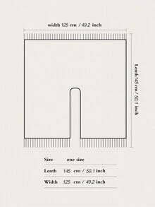 Women Summer Poncho Large Long Lightweight Modal Shawl Wrap - Multicolor - View 8