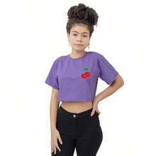 Women Blouses - Màu tím - Xem 1