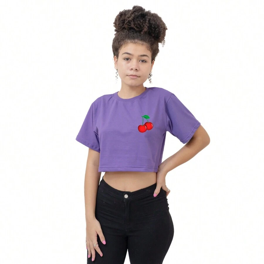 Women Blouses - Màu tím - Xem 1