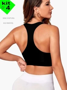 Women Basic Tops - 彩色 - 查看 6