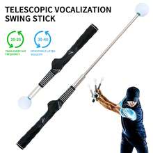 1pc Golf Swing Practice Stick, Telescopic Indoor Golf Training Aid - Red - View 1