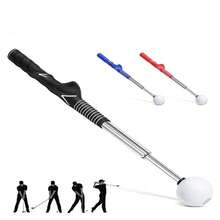 1pc Golf Swing Practice Stick, Telescopic Indoor Golf Training Aid - Red - View 9