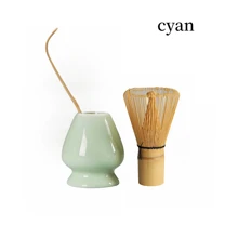Zestaw Matcha 3 w 1 Łyżeczka bambusowa Łyżeczka Ceramiczna miska Zestawy do herbaty przejściowej Narzędzia do parzenia herbaty Akcesoria Prezenty urodzinowe Powrót do szkoły