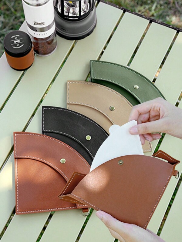 1 Peça Filtro de Café em Formato de Mão, Bolsa Suspensa Impermeável e à Prova de Poeira para Camping, Armazenamento de Papel Filtro, Material Escolar para Volta às Aulas