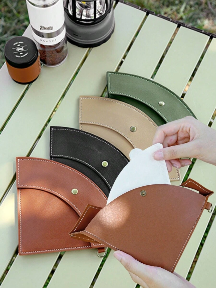 1 Peça Filtro de Café em Formato de Mão, Bolsa Suspensa Impermeável e à Prova de Poeira para Camping, Armazenamento de Papel Filtro, Material Escolar para Volta às Aulas