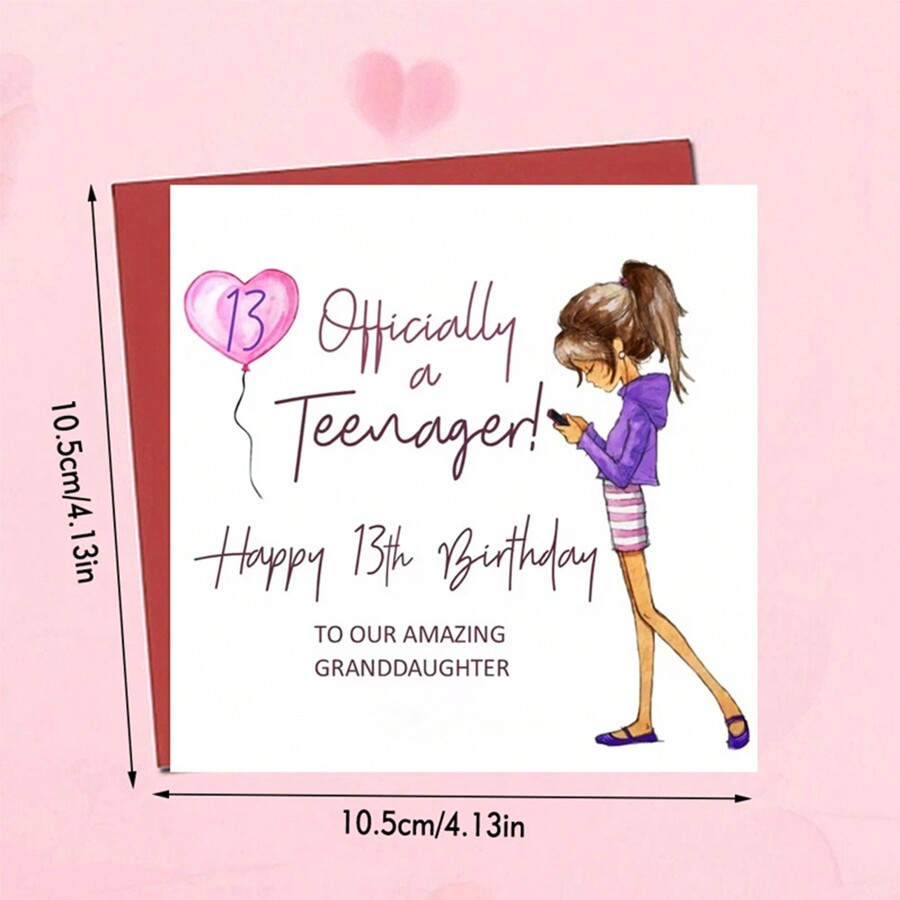 Lama Geburtstagskarte Für Tochter - Süße Tierkarte Mit Aufklebern