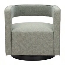 Zuo Modern Contemporary Inc. Turku Swivel Chair Sage Green - Sage Green - View 3