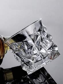 1入家用威士忌北歐風格經典品酒杯水晶玻璃器皿伏特加和啤酒杯